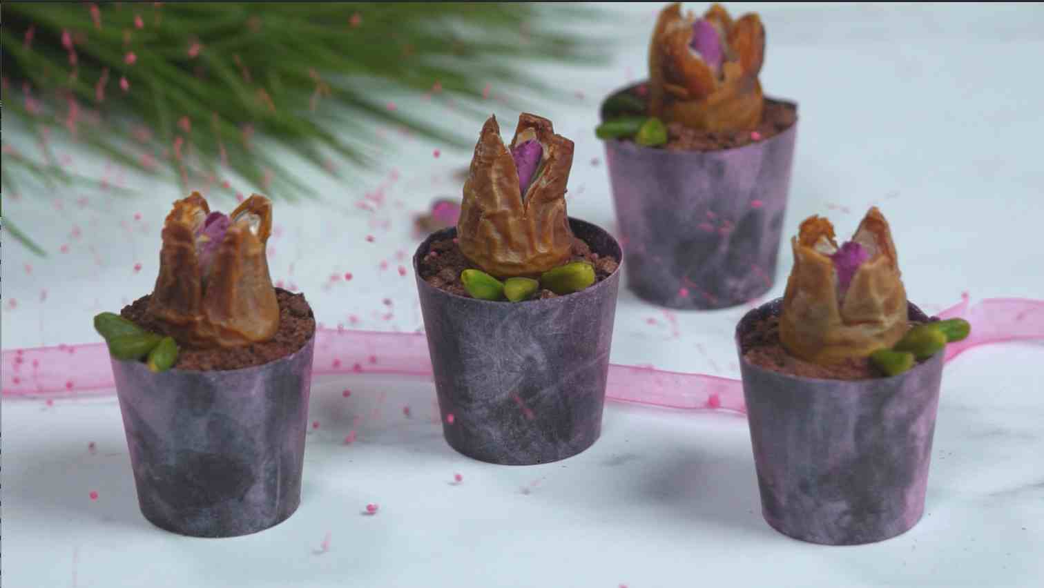 Flower Pot Candy with Baladna sukkary date